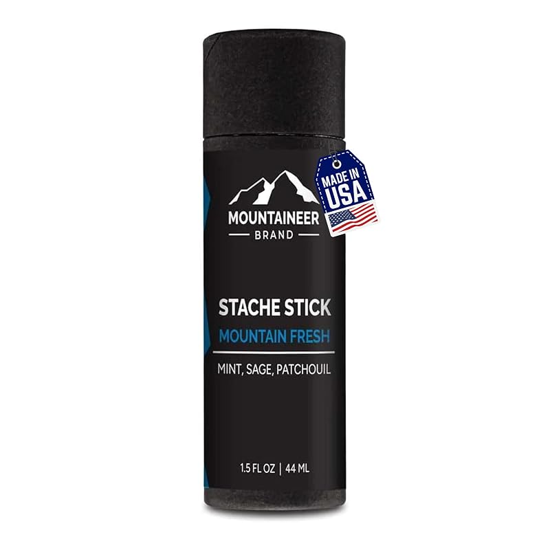 Mountaineer Brand Stache Stick Cera para Bigode com Fragrância Mountain Fresh, 43 g