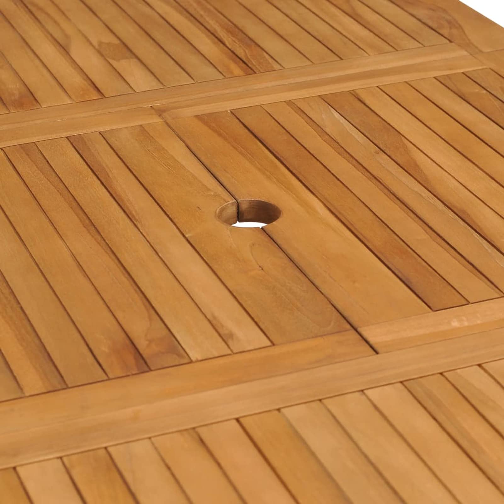 Homgoday Mesa de jardín Extensible Madera Maciza Teca (110-160) x80x75cm Mesa Jardin Exterior Madera Mesa Auxiliar Mesa Comedor