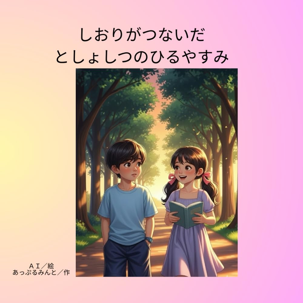 しおりがつないだ　としょしつのひるやすみ