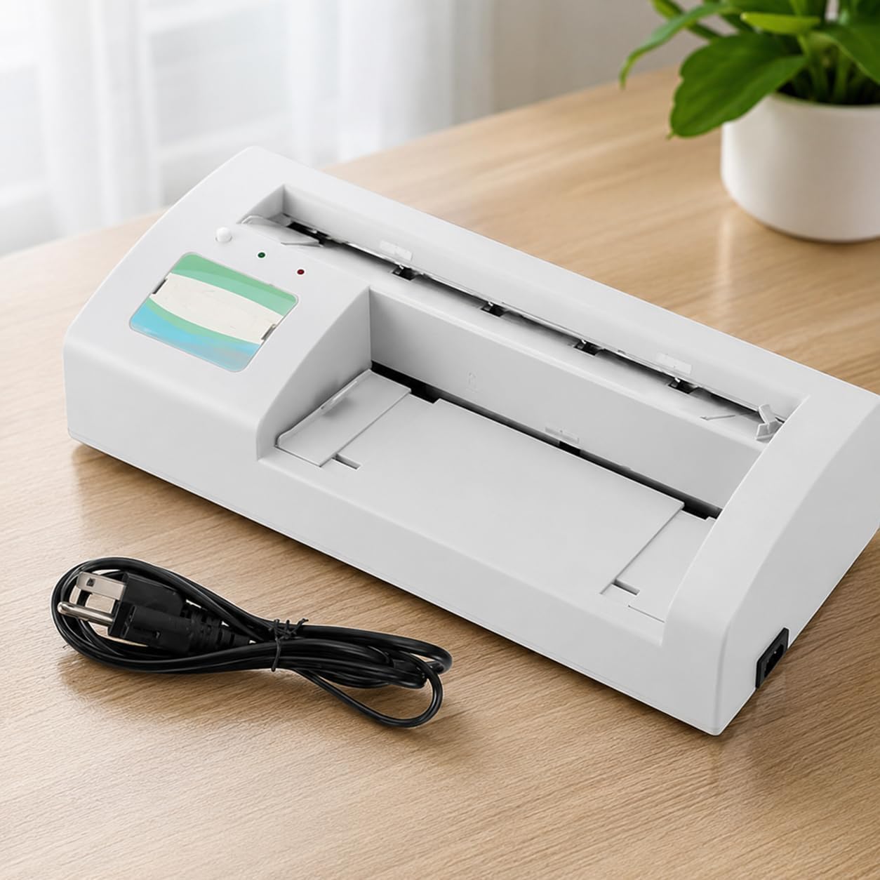 Automatischer Visitenkartenschneider und Papierschneider für Einladungen und Mitgliedskarten, geeignet für Zuhause und Büro
