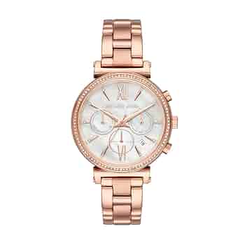 MICHEAL KORSの腕時計 Amazon | Michael Kors Women's Sofie MK6576 Rose-Gold
