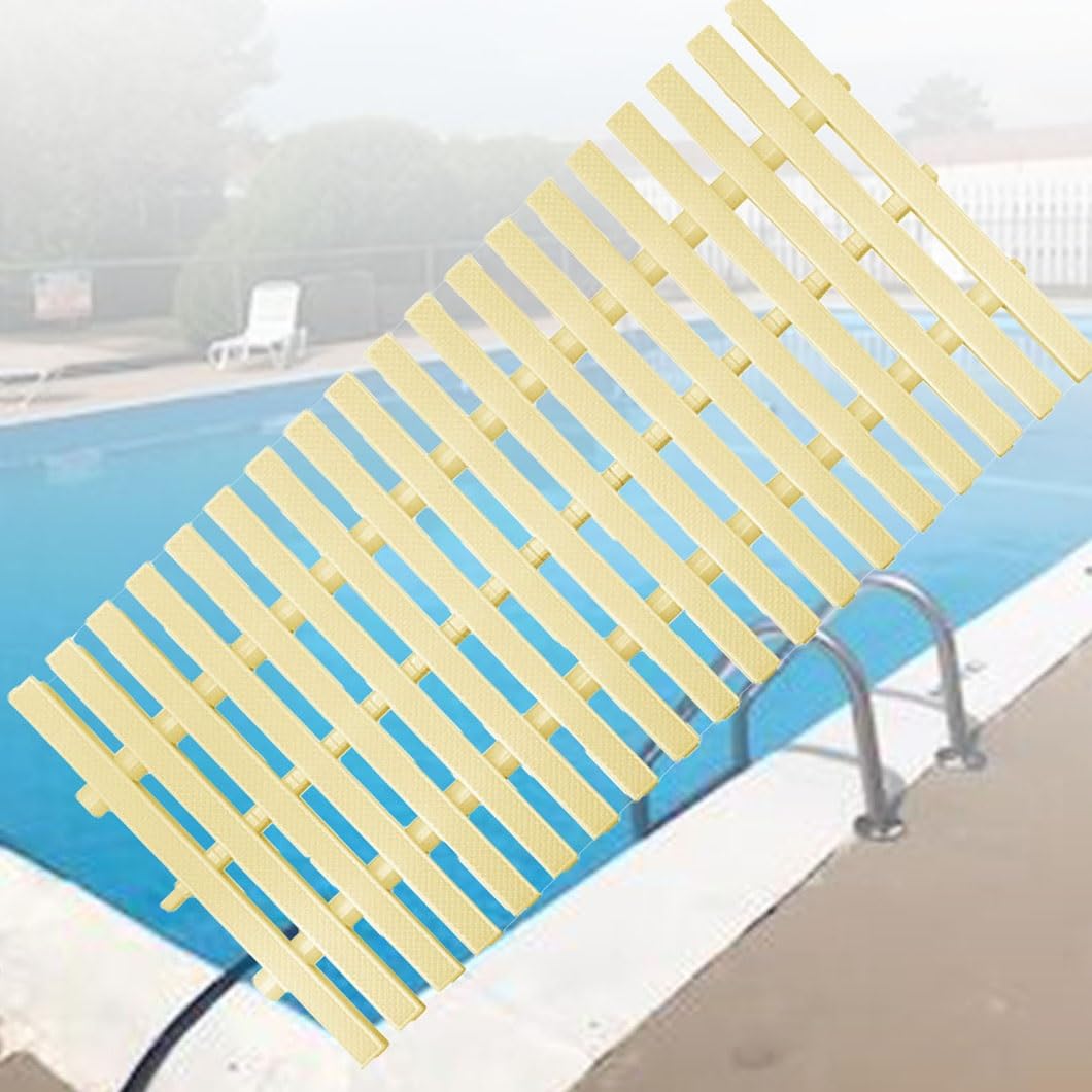 Generico Confezione da 5 Griglie di Copertura per troppopieno di Scarico Piscina - Griglie di drenaggio Resistenti da 18 cm per Piscine, Giardini, recinzioni e vialetti - Soluzione Durevole per la ge