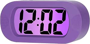 Kids Alarm Clock - Plumeet Large Digital LCD Travel Alarm Clock