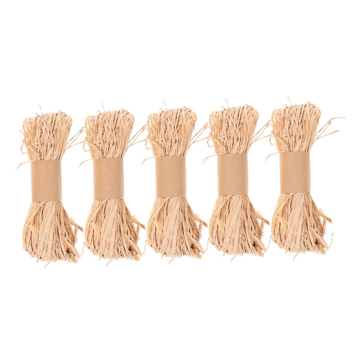 Rafia natural EPIGEIST 5 piezas de cinta para manualidades de bolsos y decoración 8