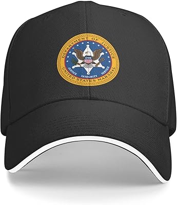 US Marshals Service Baseball Golf Cap Casquette Outdoor Trucker Hats Adjustable Custom Black