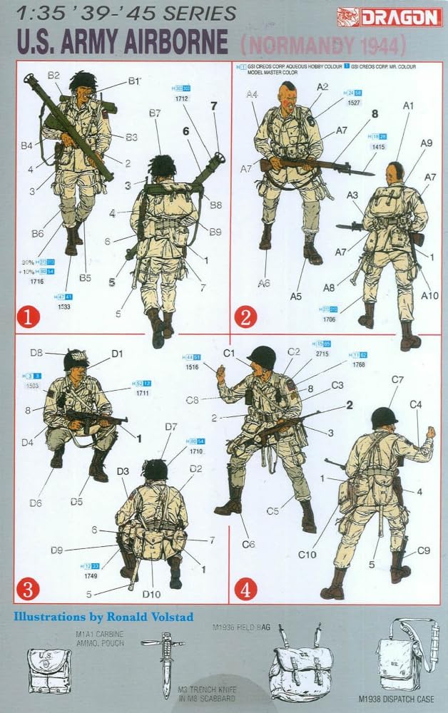 Amazon | プラッツ ドラゴン 1/35 WW2 アメリカ 空挺部隊 ノルマンディ