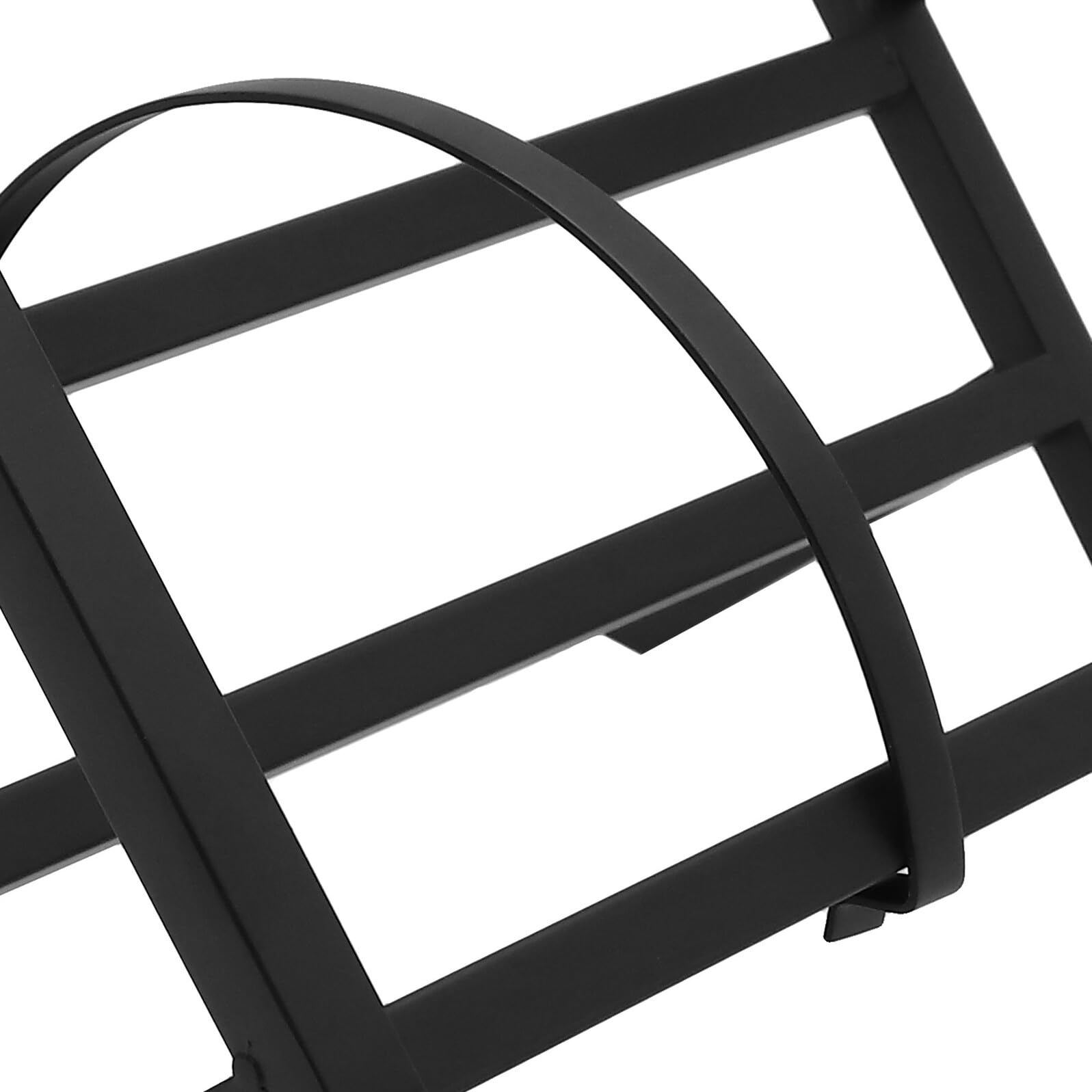 Supporto Dischi Vinile in Ferro Nero, Espositore da Scrivania | Organizzatore Desktop Paratie Laterali, Stile Moderno Semplice per Casa Ufficio Negozio