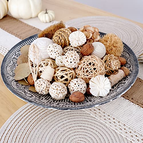 Popurrí fragante y bolas decorativas Ciroases para relleno de jarrones y centros de mesa 6