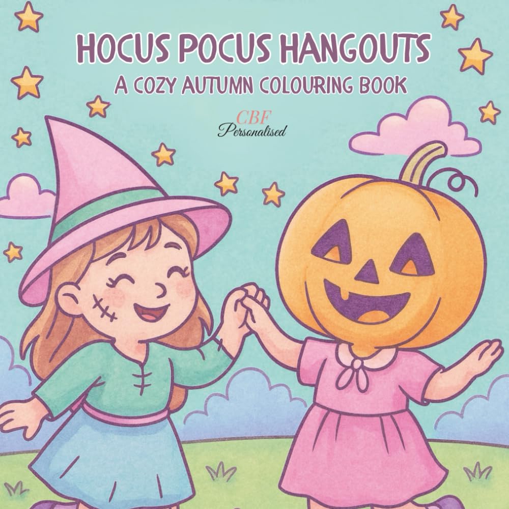 Hocus Pocus Hangouts: A cozy autumn colouring book