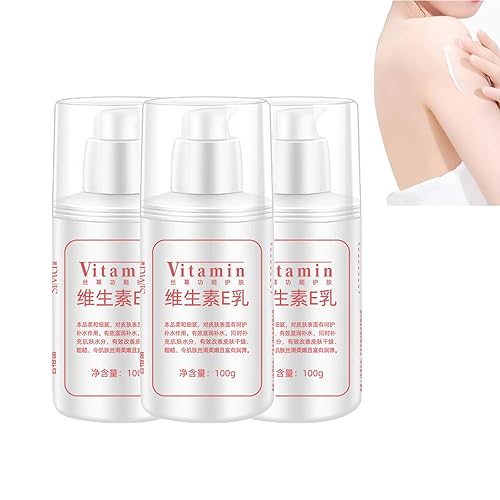 Crema de leche de vitamina E, loción de vitamina E, crema hidratante de vitamina E para la cara, loción de leche de vitamina E, loción corporal de