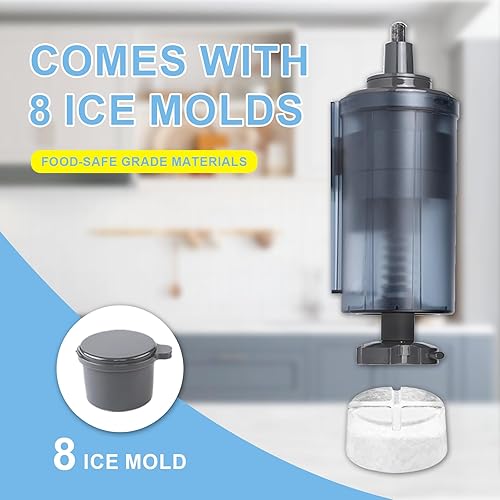 Miniatura 3 de FORTHEAL Accesorio de hielo de afeitar para mezclador KitchenAid, máquina de cono de nieve, máquina de hielo afeitado, trituradora de hielo, incluye