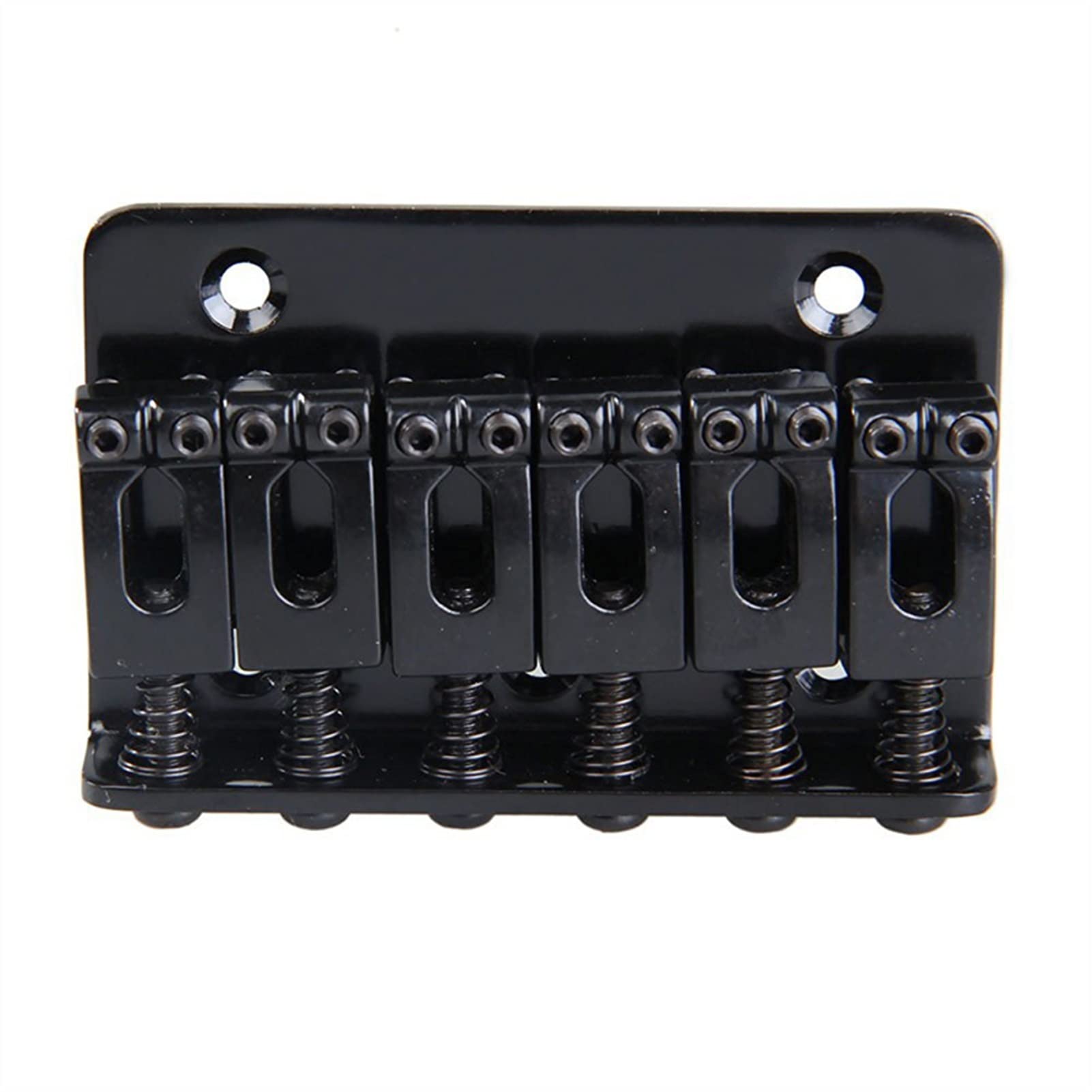 Accesorio repuesto puente Black 6 Sillín Puente Hardtail Top Cargar 65mm Puente De Guitarra Eléctrica