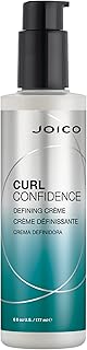 Joico Curl Confidence Defining Crème, Reduce Frizz, Define Textures, Boost Shine, Defining Cream Curly Hair Products, 6 fl. Oz