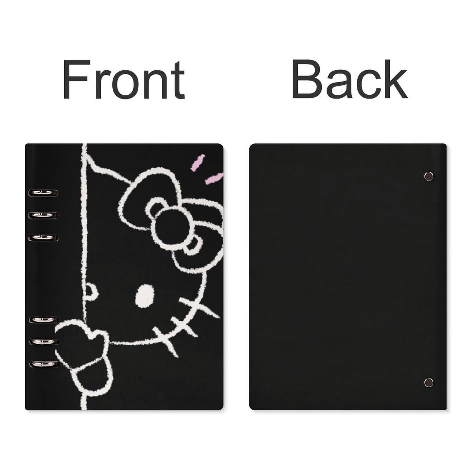 Amazon.co.jp: ハローキティ システム手帳 PU ノートメモ帳 バインダー