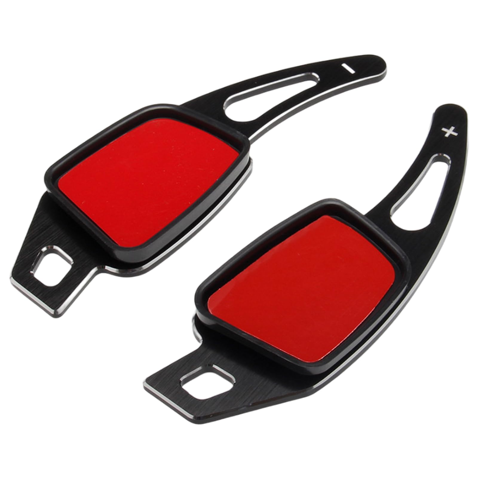 Nucelit 2Pcs Car Shifter Paddles Automotive Accessory Aluminum Alloy Extension Shifter Paddle Shifters