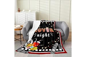 Popcorn Movie Theater Plush Throw Blanket: The Perfect Cozy Companion for Movie Nights