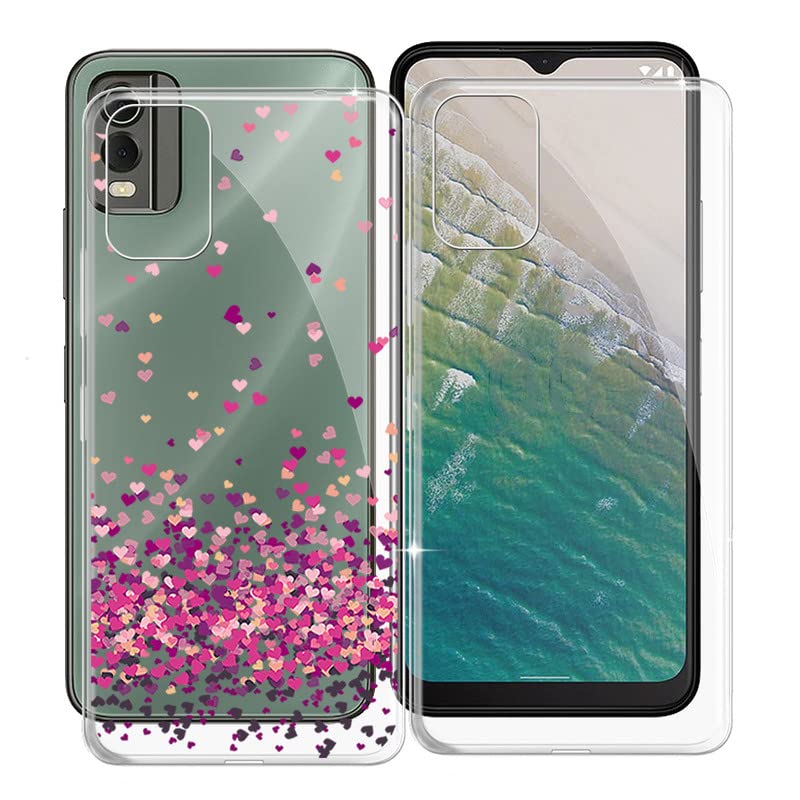 KJYF Coque Pour Nokia C32 (6.5"), Transparent Housse Étui