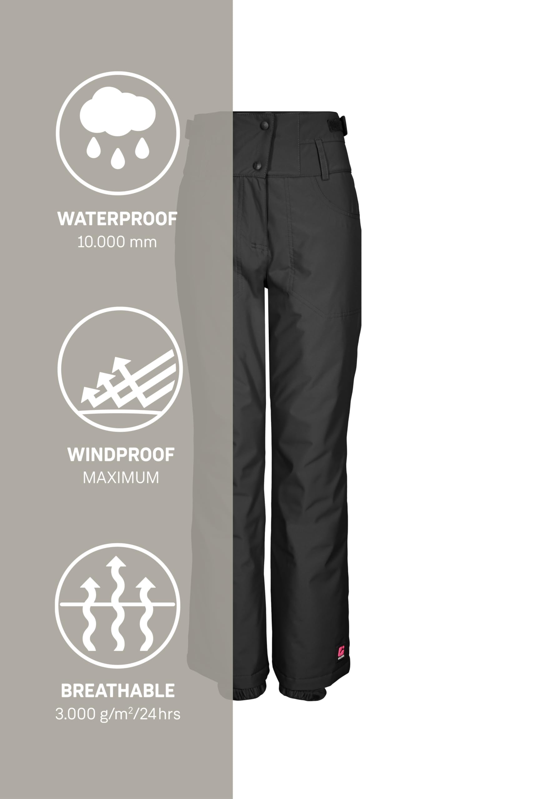 Killtec Mädchen Skihose/Funktionshose mit Schneefang Ksw 212 Grls Ski Pnts