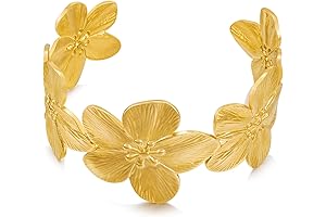Chunky Gold Cuff Bracelets for Women