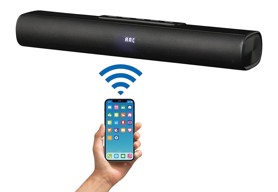 Bluetooth対応 サウンドバー ブラック 約90cm Bluetooth対応 サウンドバー ブラック 約90cm Amazon.co.jp