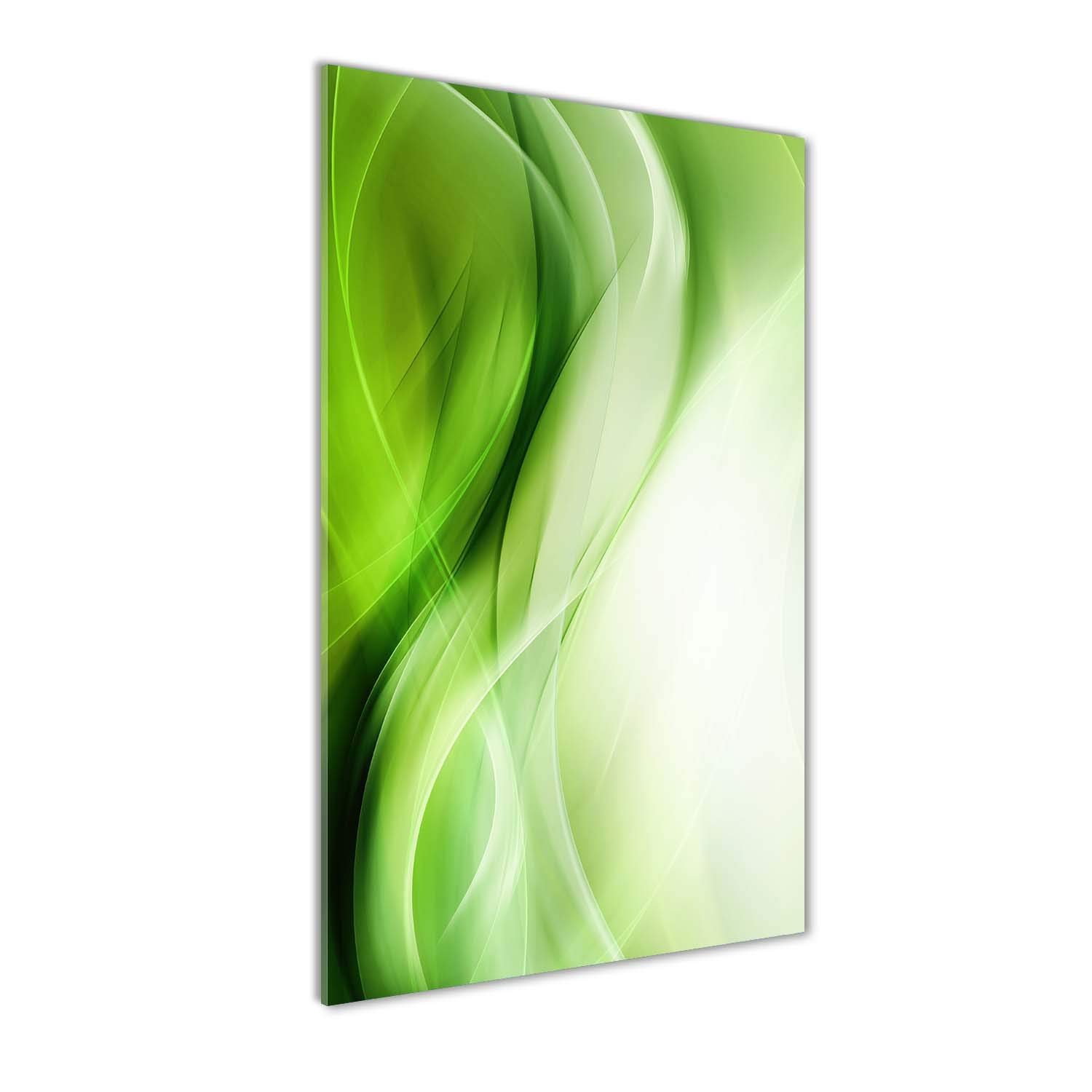 Image tableau photo décorative haut de gamme : impression sur verre de vagues
