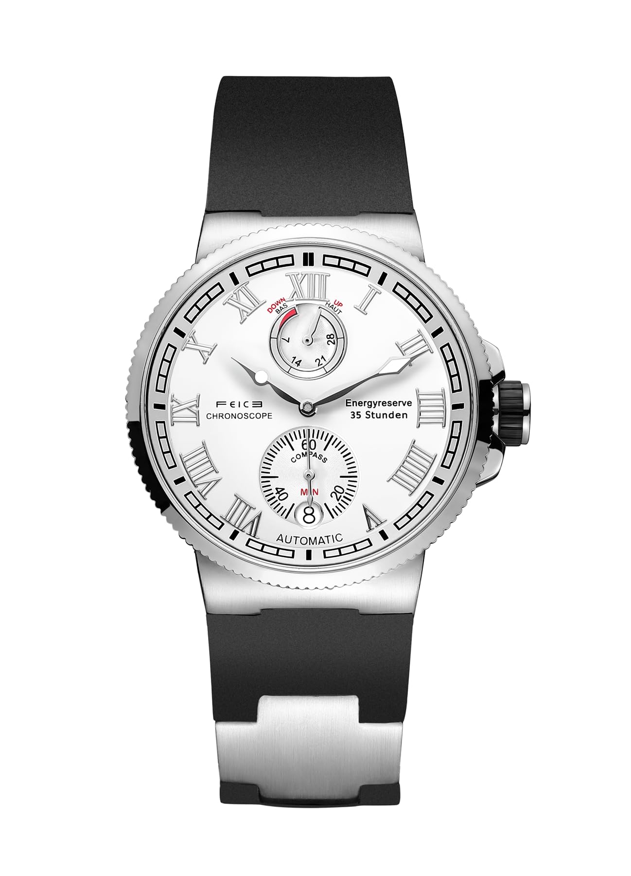 FEICE Men’s Automatic Watch Mechanical Analog Waterproof Wrist Watches Sapphire Sport Swimming Mens Watch Simple Casual Dress Watches for Men FM1405