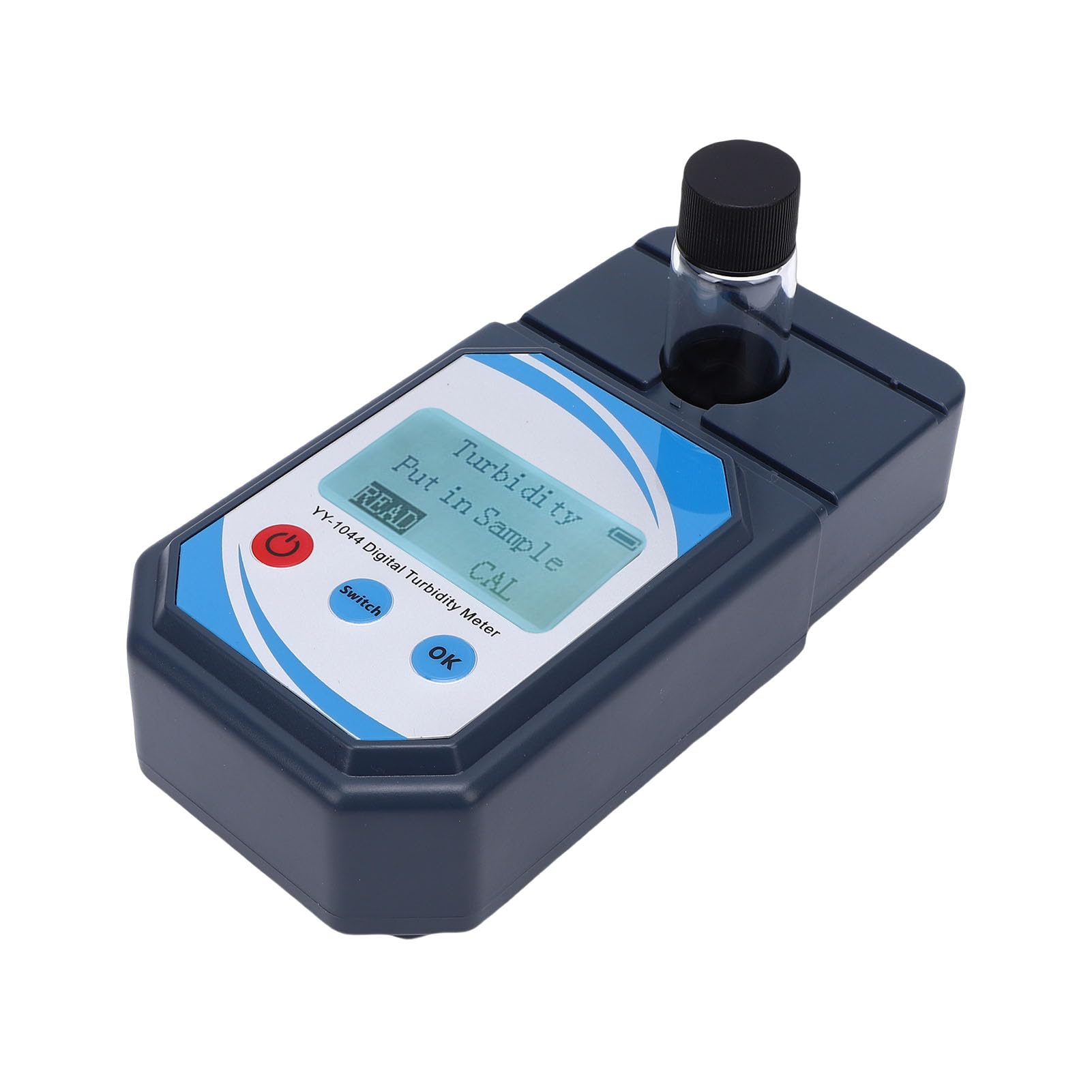 Ausla Medidor de Turbidez Portátil, Material ABS, Probador de Agua Digital con Rango 0-1000, Ideal para Acuicultura de Laboratorio y Pruebas de Calidad del Agua de Campo