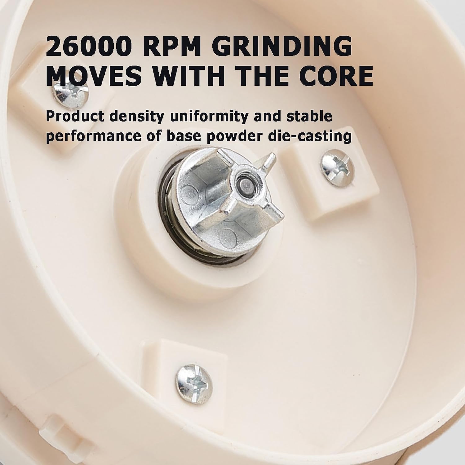 Molinillo de Café Eléctrico Grano 500 W con Molienda en Seco y Húmedo 26000 R/min Ajuste Libre 4 Niveles Molinillos Especias Gran Capacidad 800 G Para Granos Pimienta green