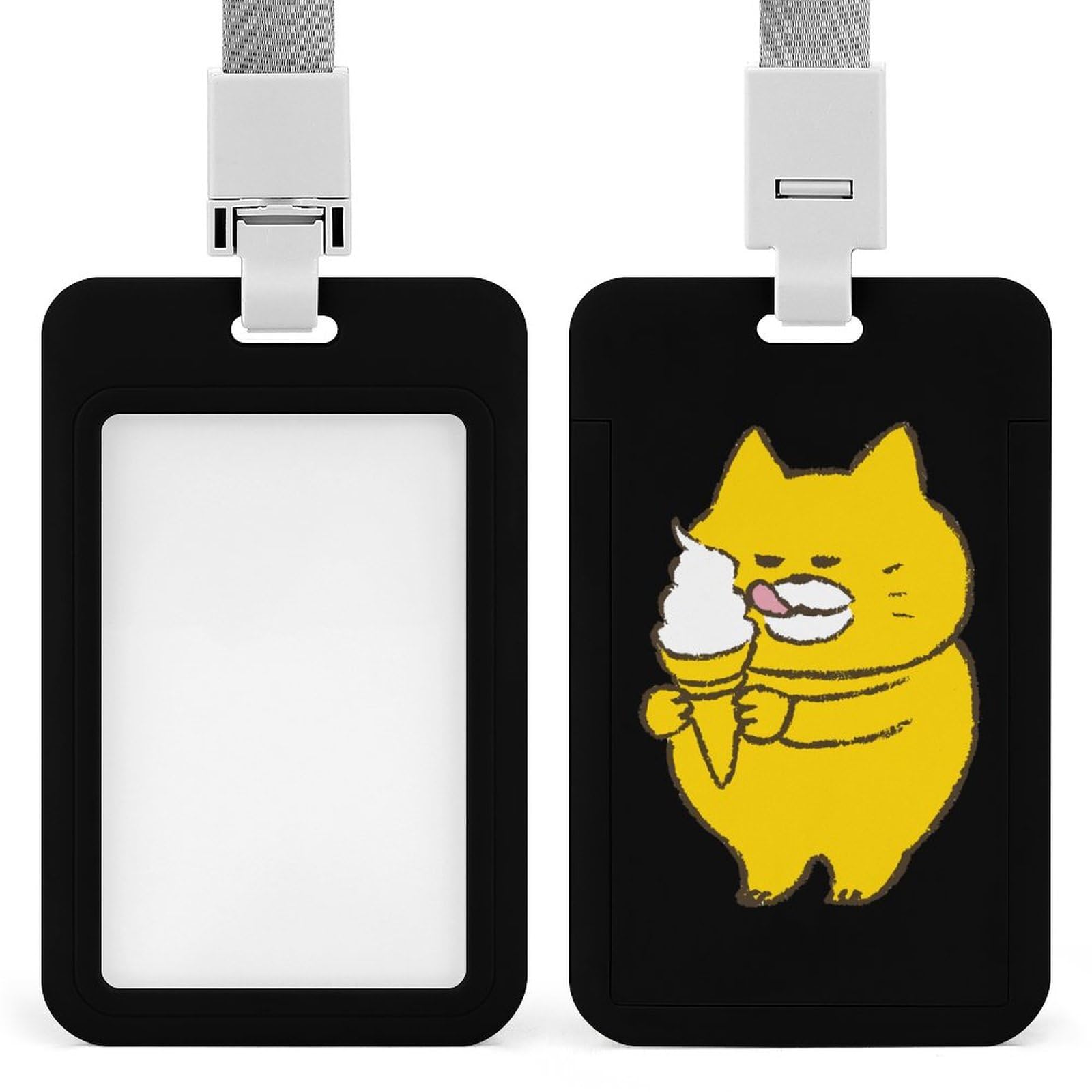 Amazon.co.jp: ノラネコぐんだん カードホルダー パスケース 社員証  