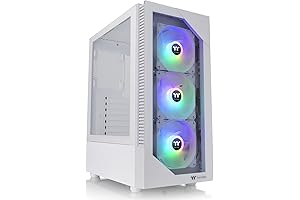 Thermaltake View 200 TG Mid-Tower ARGB ATX Case with Tempered Glass