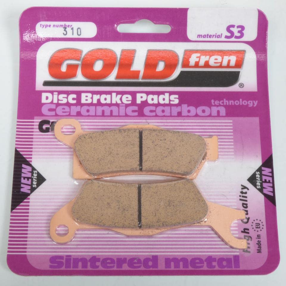 Plaquette de frein Gold Fren à fort mordant pour quad Can-Am Renegade 500 STD position AVD ARD