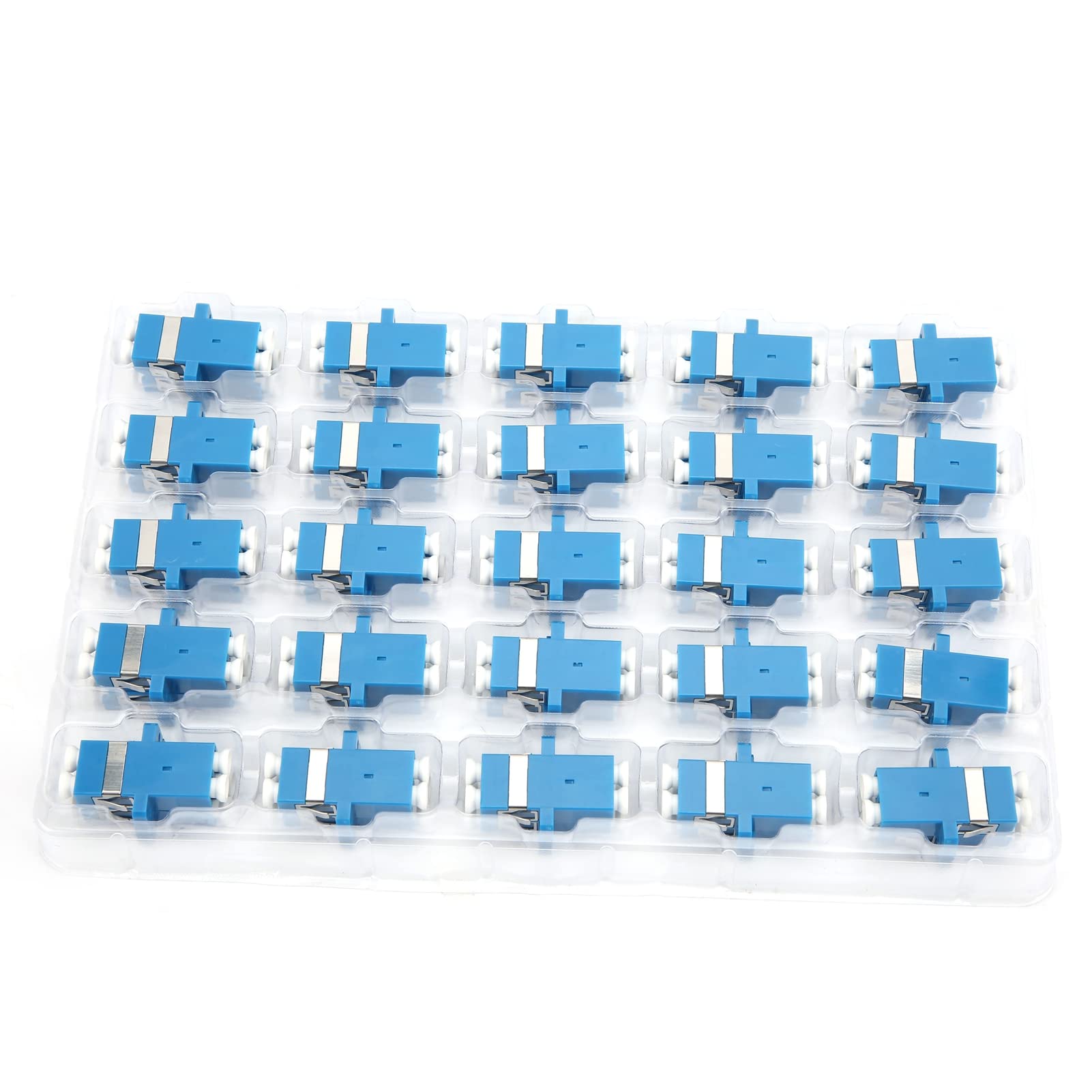 Coupleur de Fibre Optique 50Pcs, Adaptateur de Connecteur Duplex LC-LC/UPC Connecteur de Fibre Optique Connecteur Industriel0
