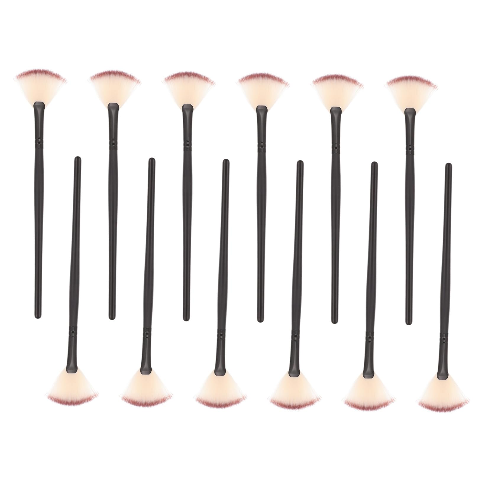 36pezzi Pennelli Cosmetici Forma Di Ventaglio Per Maschere e Della Strumenti Di Bellezza Per Applicazione Uniforme Di Prodotti Per La Facile Da Pulire e Pratico Da Riporre