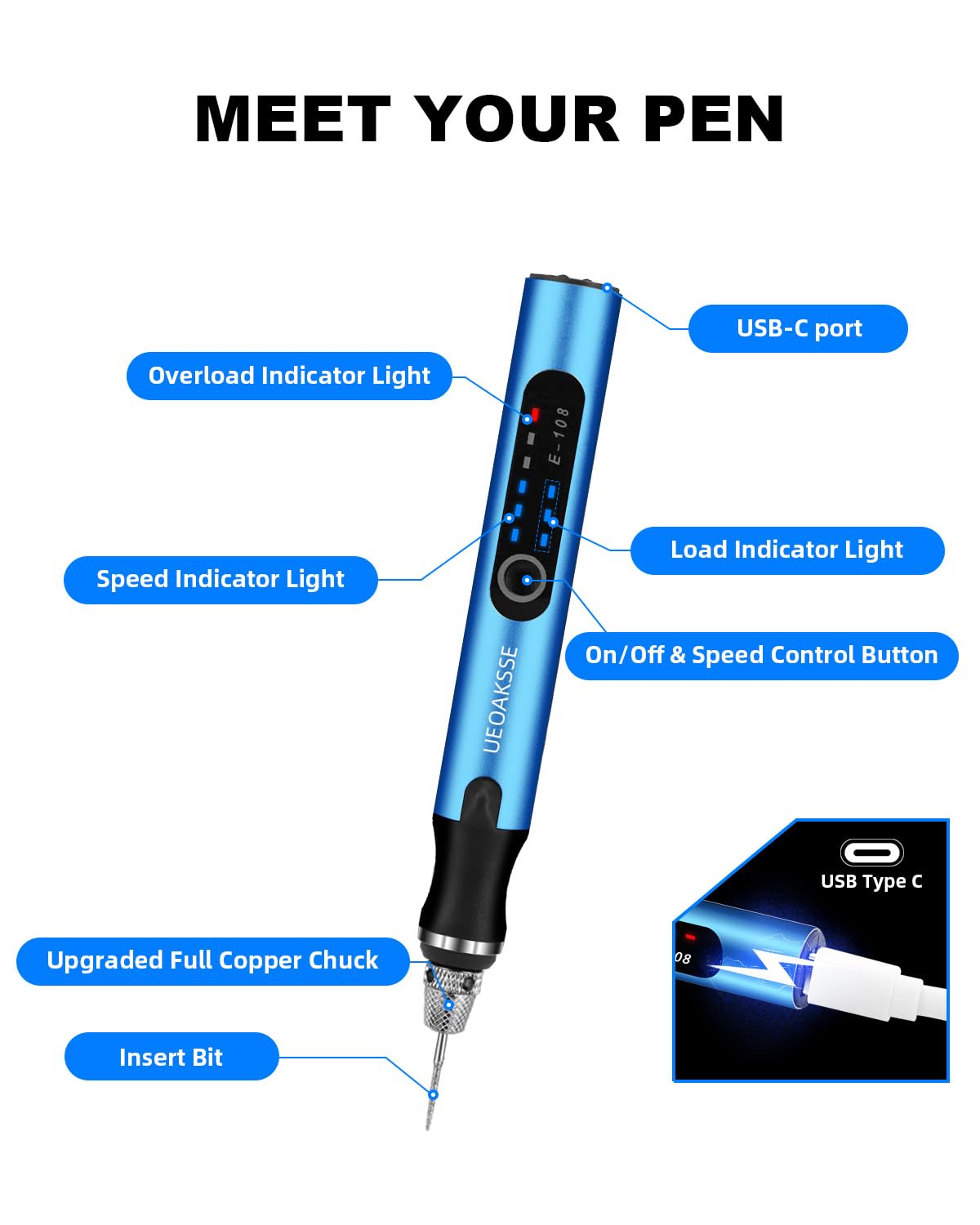 Electric Engraving Pen - Personalized Gifts -7