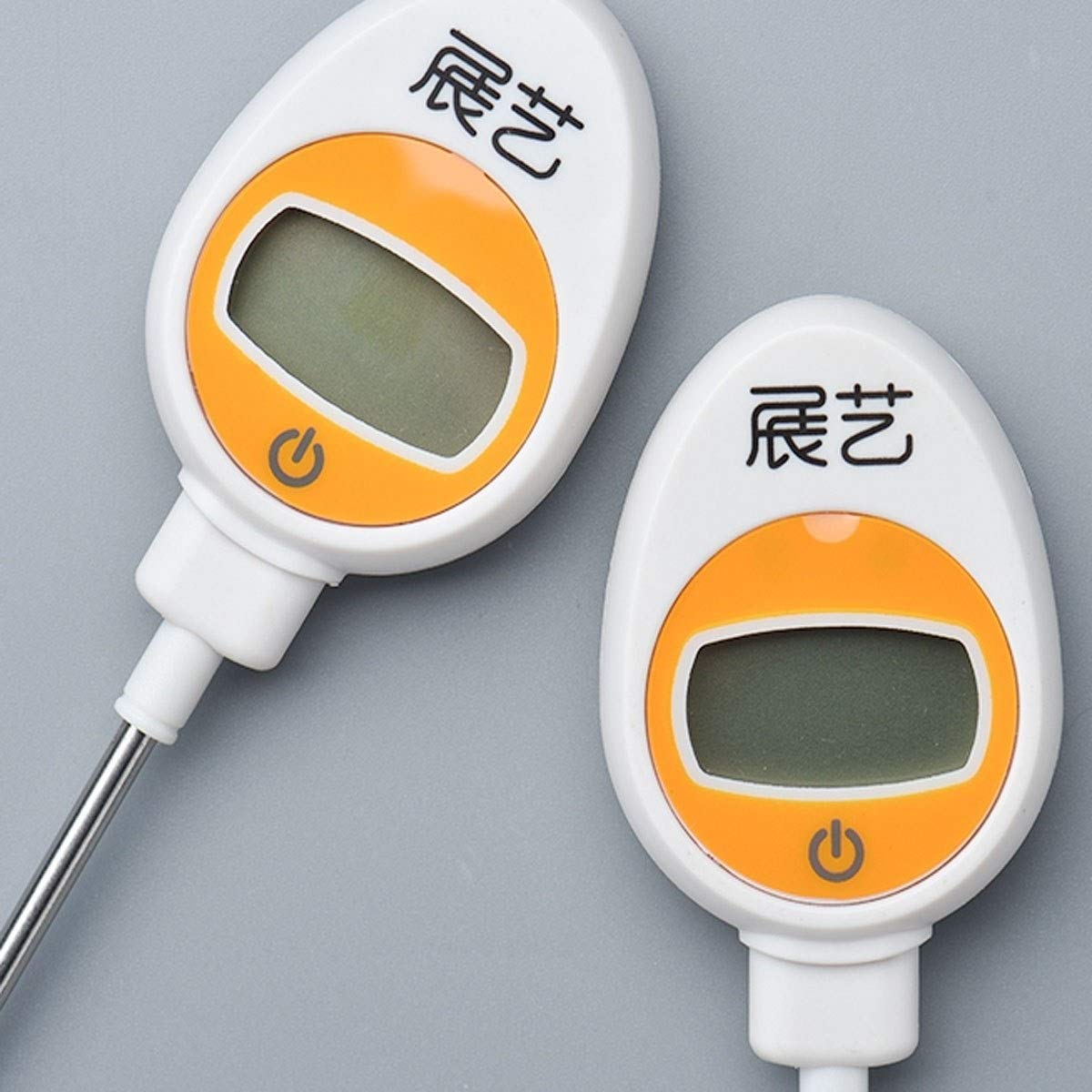 XINGYU Termómetro electrónico líquido para Hornear Alimentos, termómetro de Agua, termómetro electrónico de sonda de Acero Inoxidable Herramientas domésticas Muy útiles (Color: Amarillo)