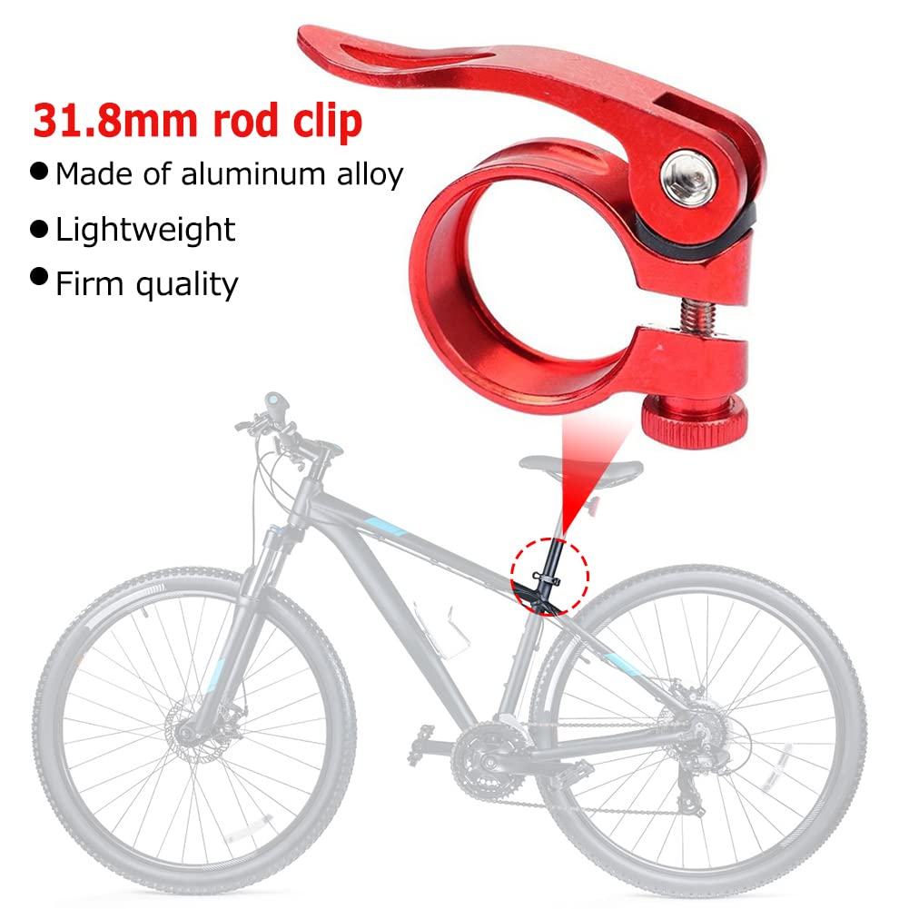 Collier De Serrage De Selle Vélo 34,9 Mm - Alliage Aluminium, Hauteur 20 Mm, Pour VTT Et Vélo De Route