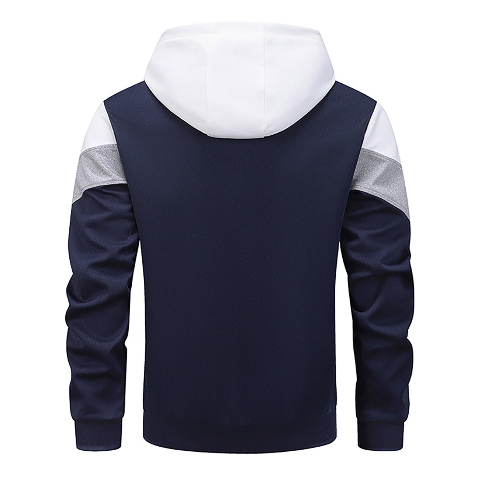 Forro Polar Hombre, Chaqueta Polar con Capucha para Hombre, acogedora, Suave, cálida, para Invierno, para Exteriores, Informal, Ligera, cómoda, Elegante y versátil.