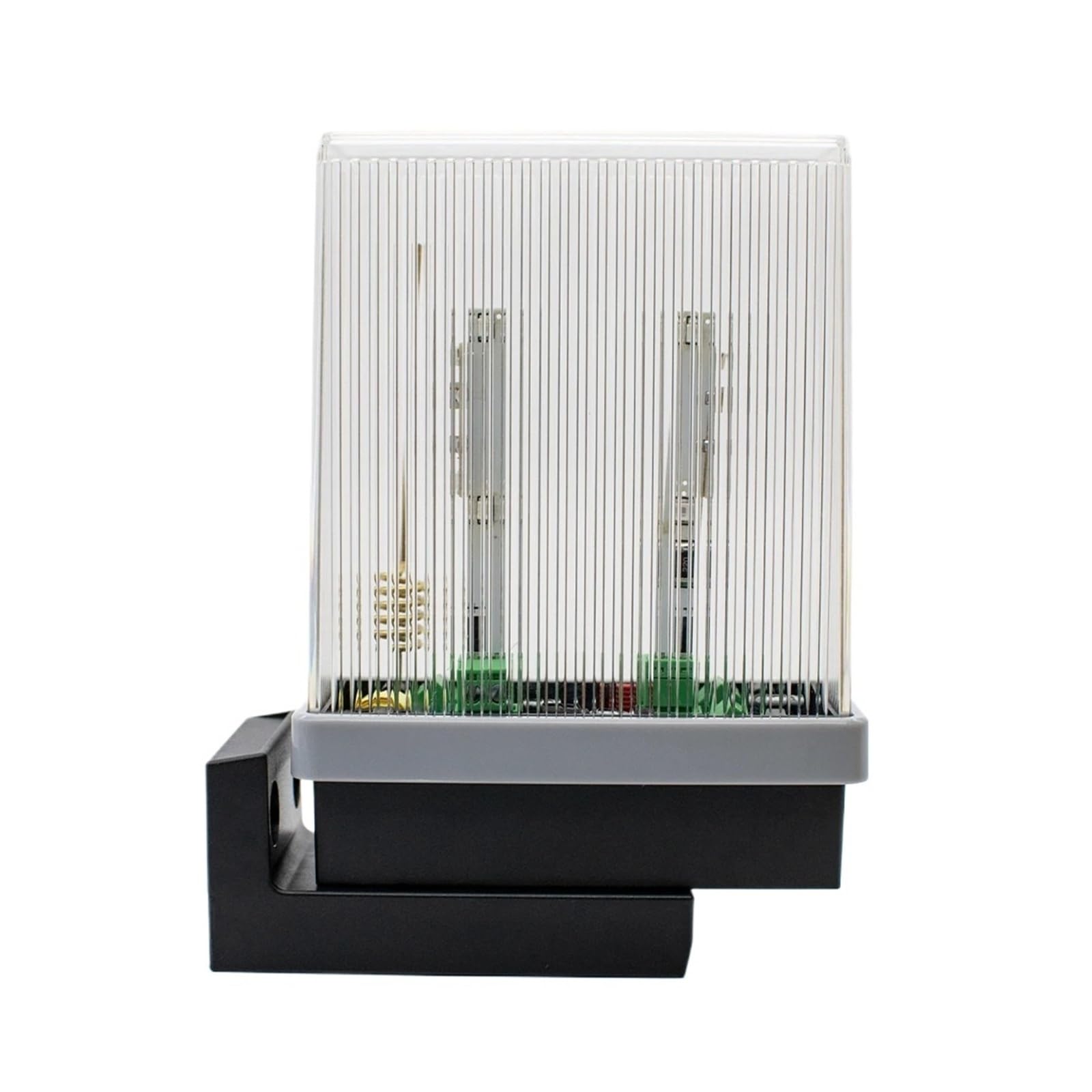 Protection Flashing Light Flashing for Gate Garage Door Light Alarm 12V-24V 85-265V AC/DC(White)