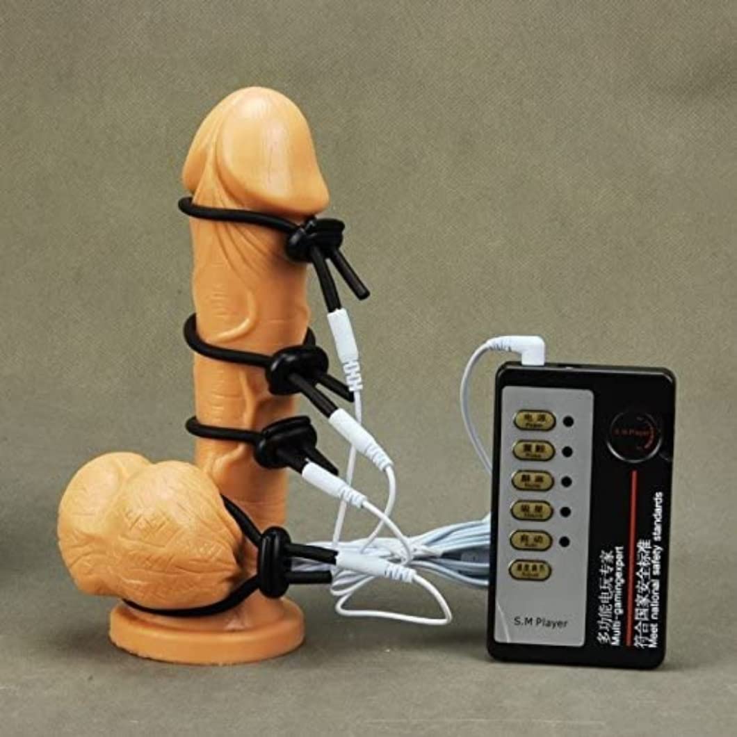 The Bondage Locker Electro Sex Estim Machine à anneaux pour Pénis pour hommes