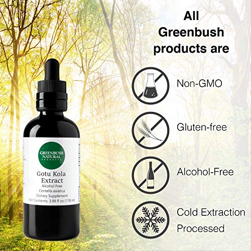 Greenbush Gotu Kola Liquid Extract | (4 Ounces) #TOP2