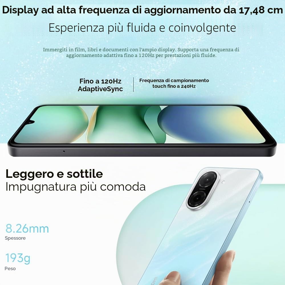 XIAOMI Redmi A5 4GB + 128GB 5200mAh Nero (caricatore incluso)
