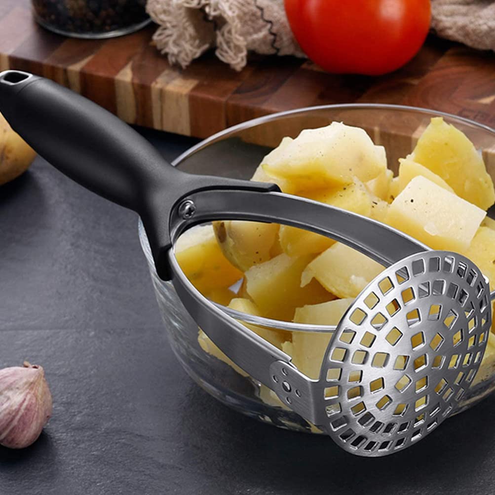 EGNMCR Gadgets de Cuisine, Presse-Purée Manuel en Acier Inoxydable, Presse-Carottes, Machine à Boue, Broyeur de Légumes et Fruits pour Usage Domestique, Gadgets de Cuisine Mini Presse-Purée Manuel