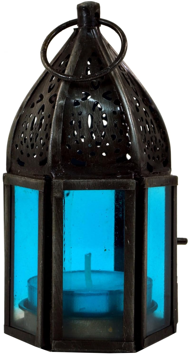 Guru-Shop Étoile Orientale En Verre Au Design Marocain, Lanterne En