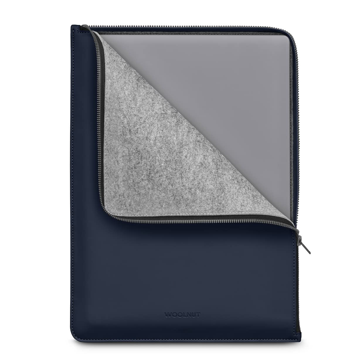 Woolnut Funda de Poliuretano Mate para MacBook Air de 15 Pulgadas (2023-2024, M2/M3) y Pro 16, Color Azul