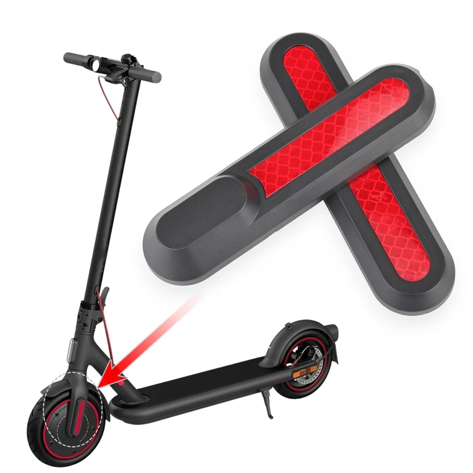 Icona dello scooter elettrico con presa elettrica icona vettoriale