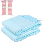 CutiePlusU Couches Absorption lourde Noir 2Pcs (L 37"-47").. . Surface sèche jetable toute la nuit pour les femmes et les hommes