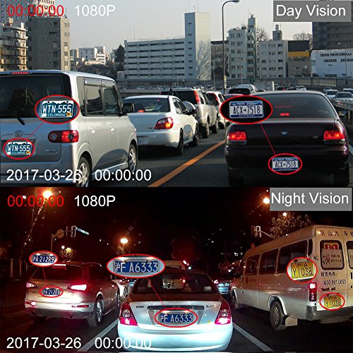 Senwow Mini Dash Cam (32GB Card Included) 1080P Full HD Car Camera 2” LCD Driving Video Recorder 170° Wide Angle… - Image 7