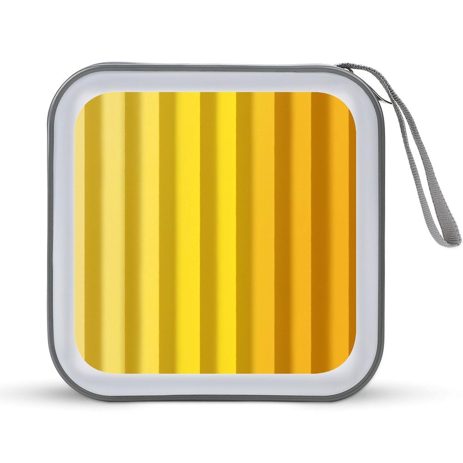 DuduYH Yellow Paper CD Case DVD Storage Case Portable for Car Home Travel