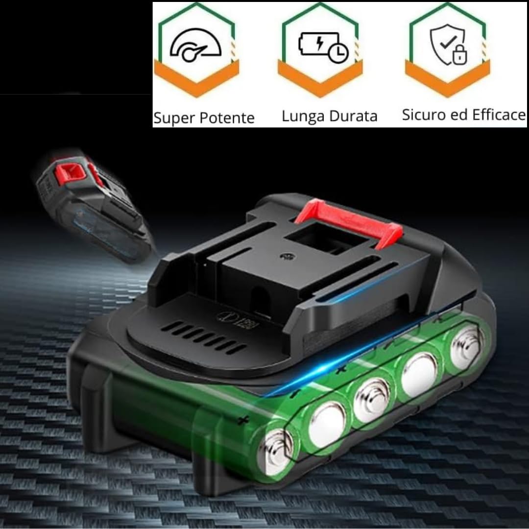 Mini soplador a batería para hojas con turbocompresor e hidrolimpiadora a batería potente, velocidad del aire hasta 126 km/h, equipado con 2 baterías de 48 V 3000 mAh (soplador e hidrolimpiadora)