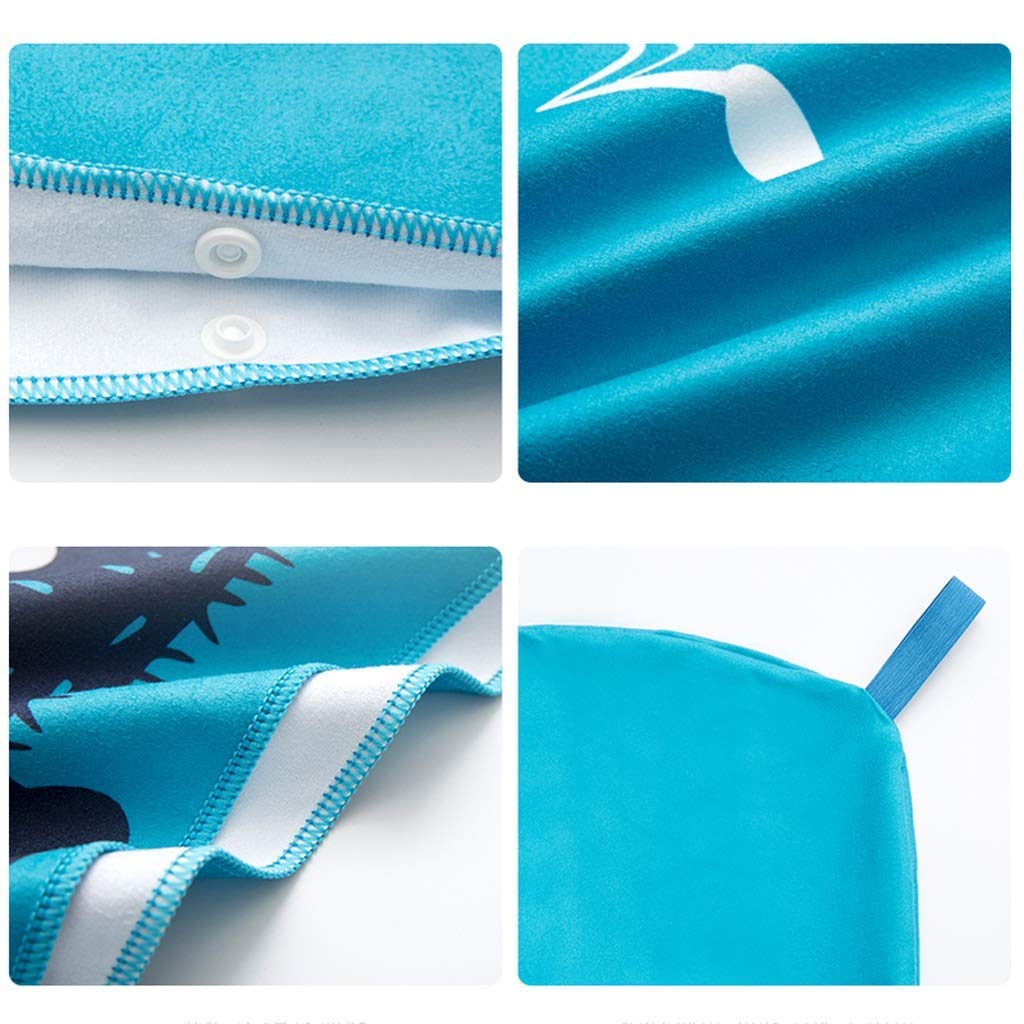 Baden, Strand Play-Zubehör, Badetuch Baby Schnell Trocknend Handtuch Umhang Mädchen Absorbent Bademantel Reise Strand Sonnenschutz Anti-Erfrischungstuch Mit Kapuze Sunscreen Mikrofaser Fleece 70